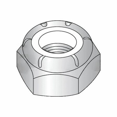 Nylon Insert Lock Nut, 5/16-18, 316 Stainless Steel, Not Graded, 100 PK